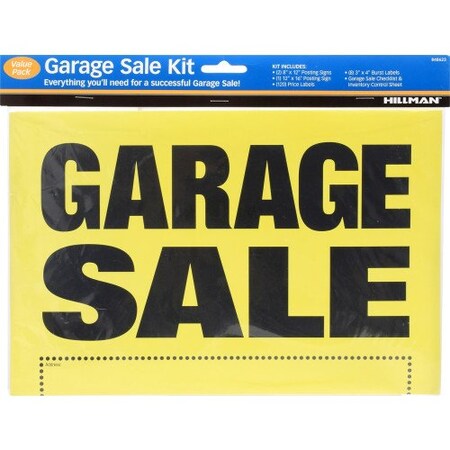 Hillman Garage Sale, Plastic, 9.5 in x 12 in 848623